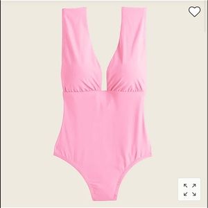 J.Crew 3x Plunge one piece swimsuit